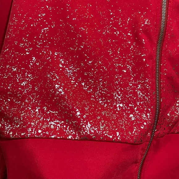 NWT True Religion Red Glitter Jacket (L) - Picture 9 of 9